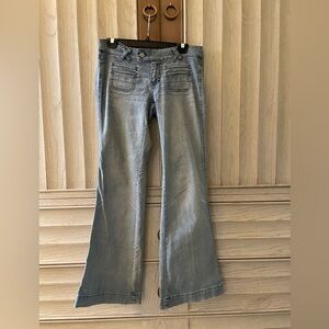 White House Black Market Denim Flare Jeans